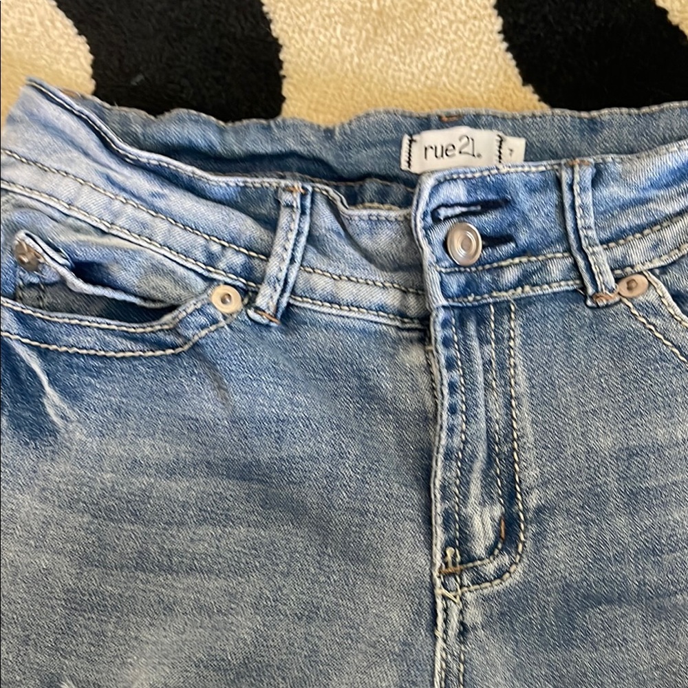Rue21 High Rise Light Blue Jeans